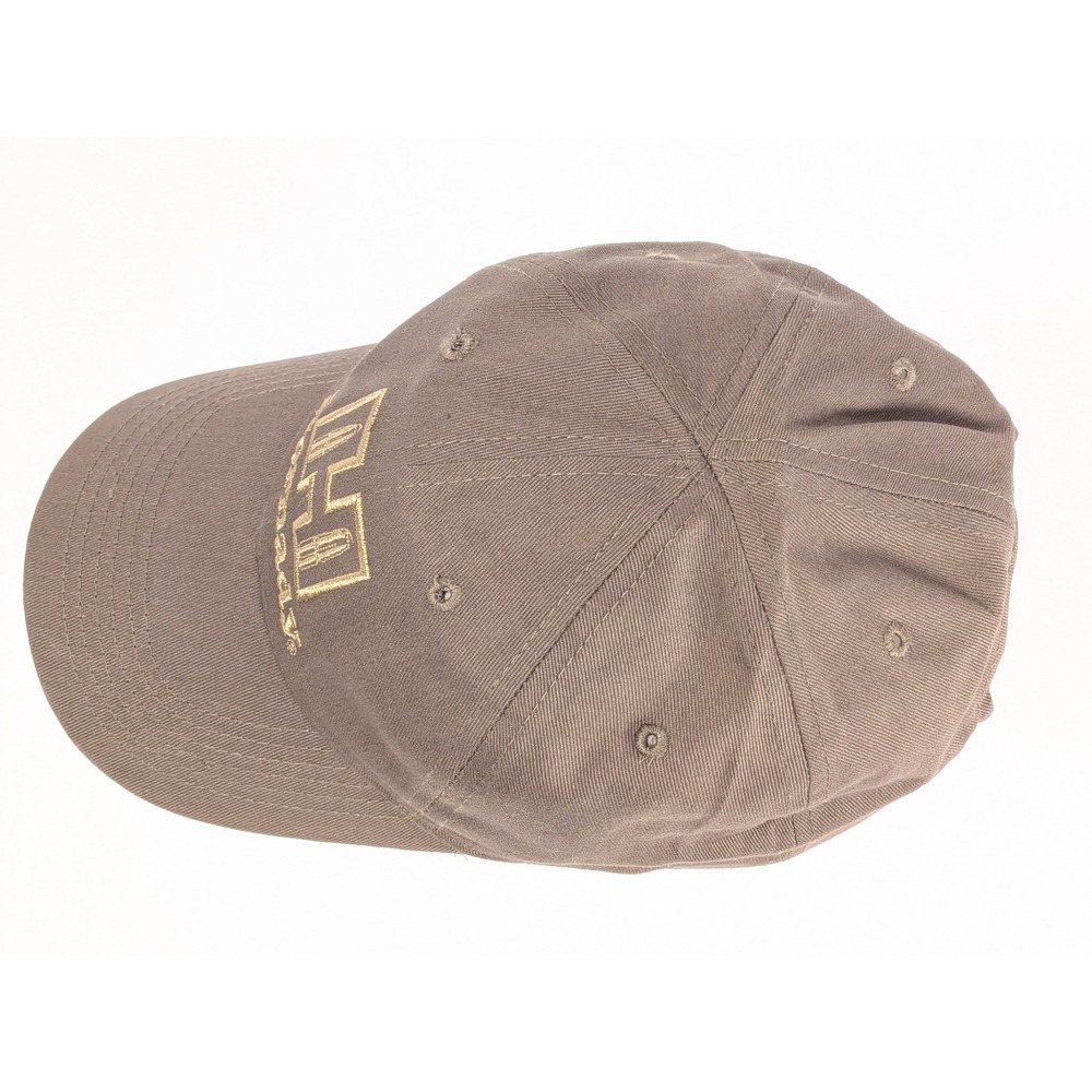 Hornady Baseball Cap Hat Brown Tan 100% Cotton Adjustable Strap Back Excellent - Picture 5 of 9